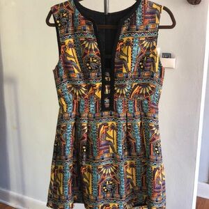 Silk linen Egyptian dress